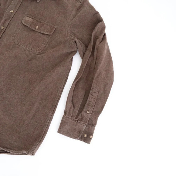 Guide Series 100% Cotton Outdoors Hunting Brown Button Down Shacket Shirt ~XLT - Picture 13 of 13